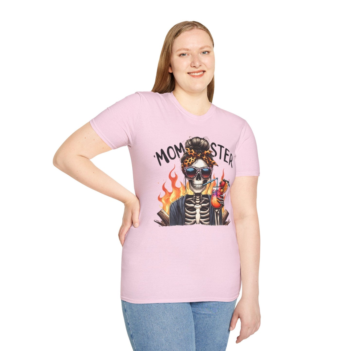 Skull Tee Shirt Unisex Skeleton Shirt Softstyle Gildan 100 Percent Cotton Graphic Tee