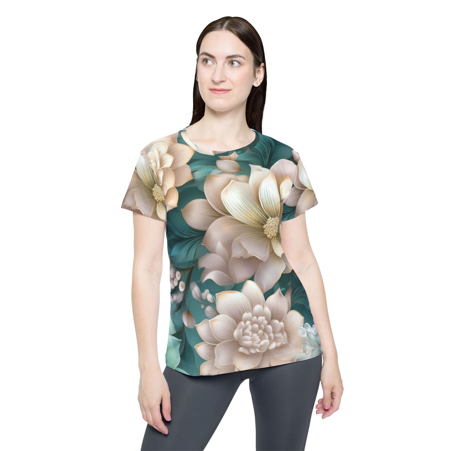 Floral Print Shirt, Shirt with Flowers