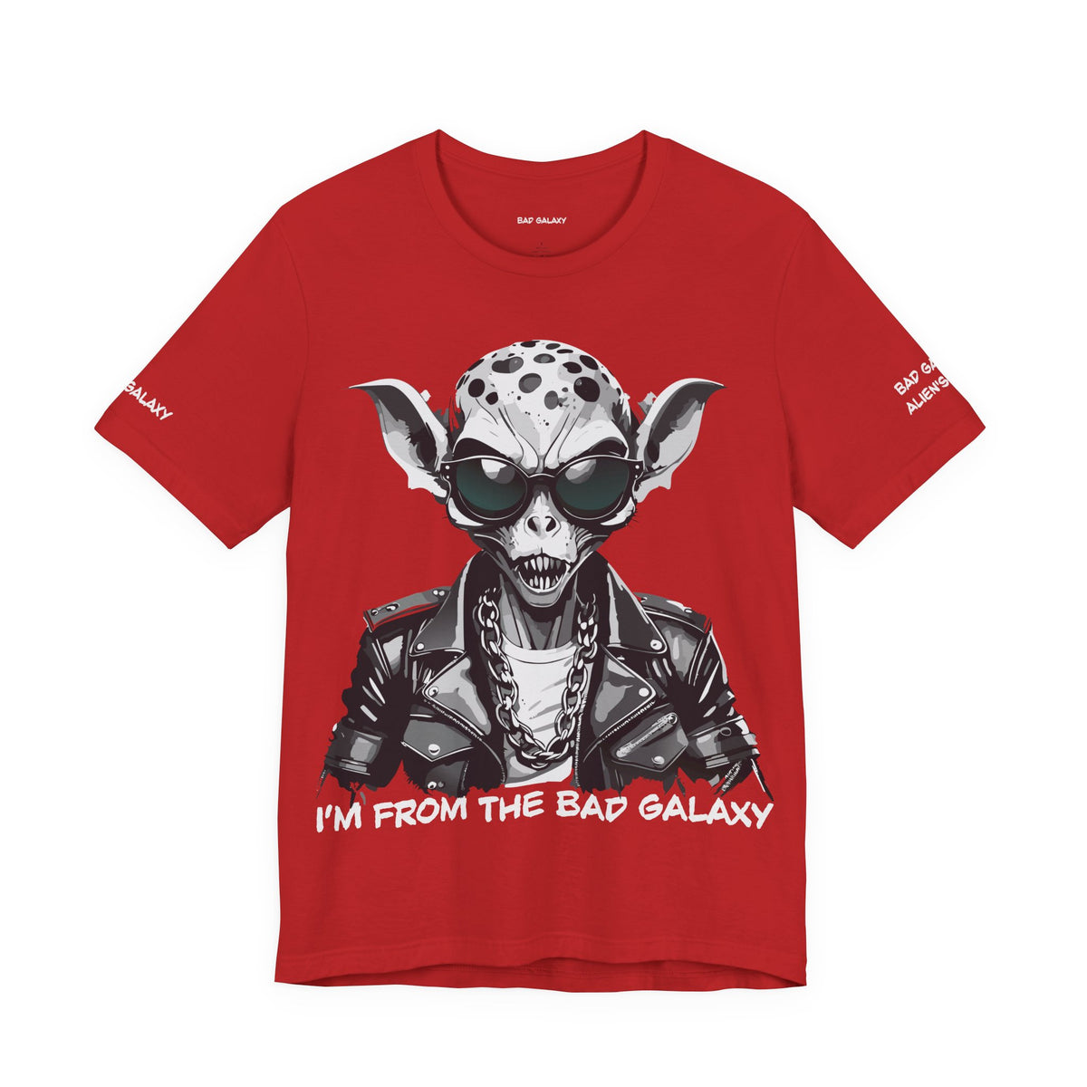 Alien Graphic Unisex Cotton Bella+Canvas Tee with Art Design b64