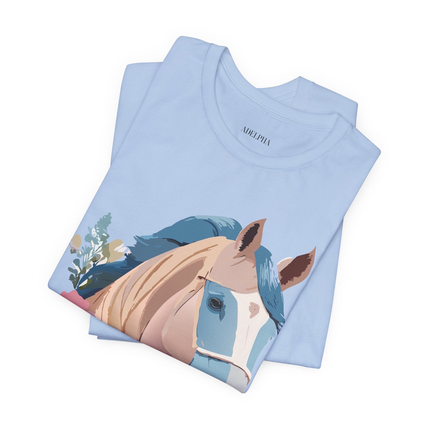 Horse Graphic Unisex 100 Cotton Vintage Animal Art T-Shirt 13