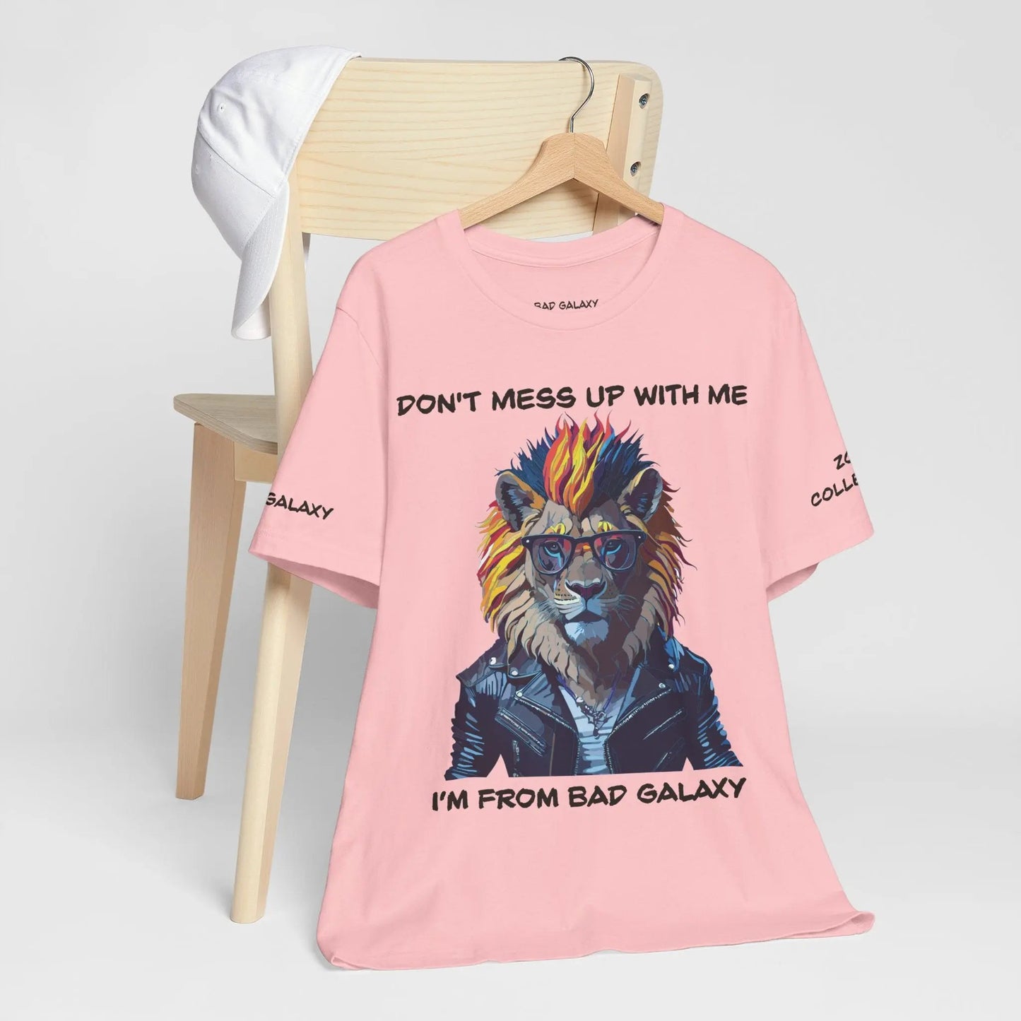 Animal T Shirt From Bad Galaxy Made To Order 100 Percent Cotton Tee Eco Friendly Non Toxic Inks USA