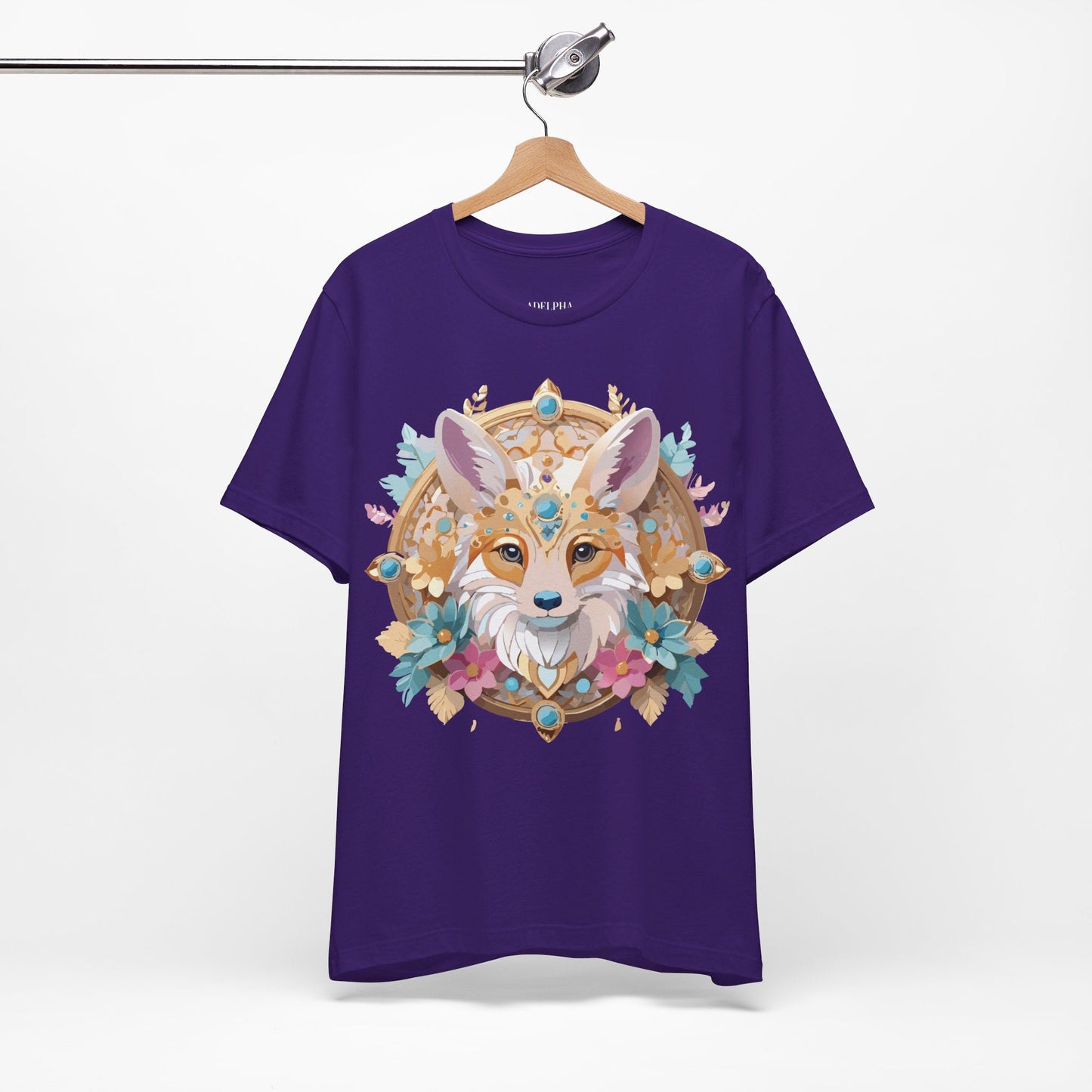 Unisex Graphic Tee From Adelpha Medallion Art Design Vintage Inspired Look Everyday Wear Style