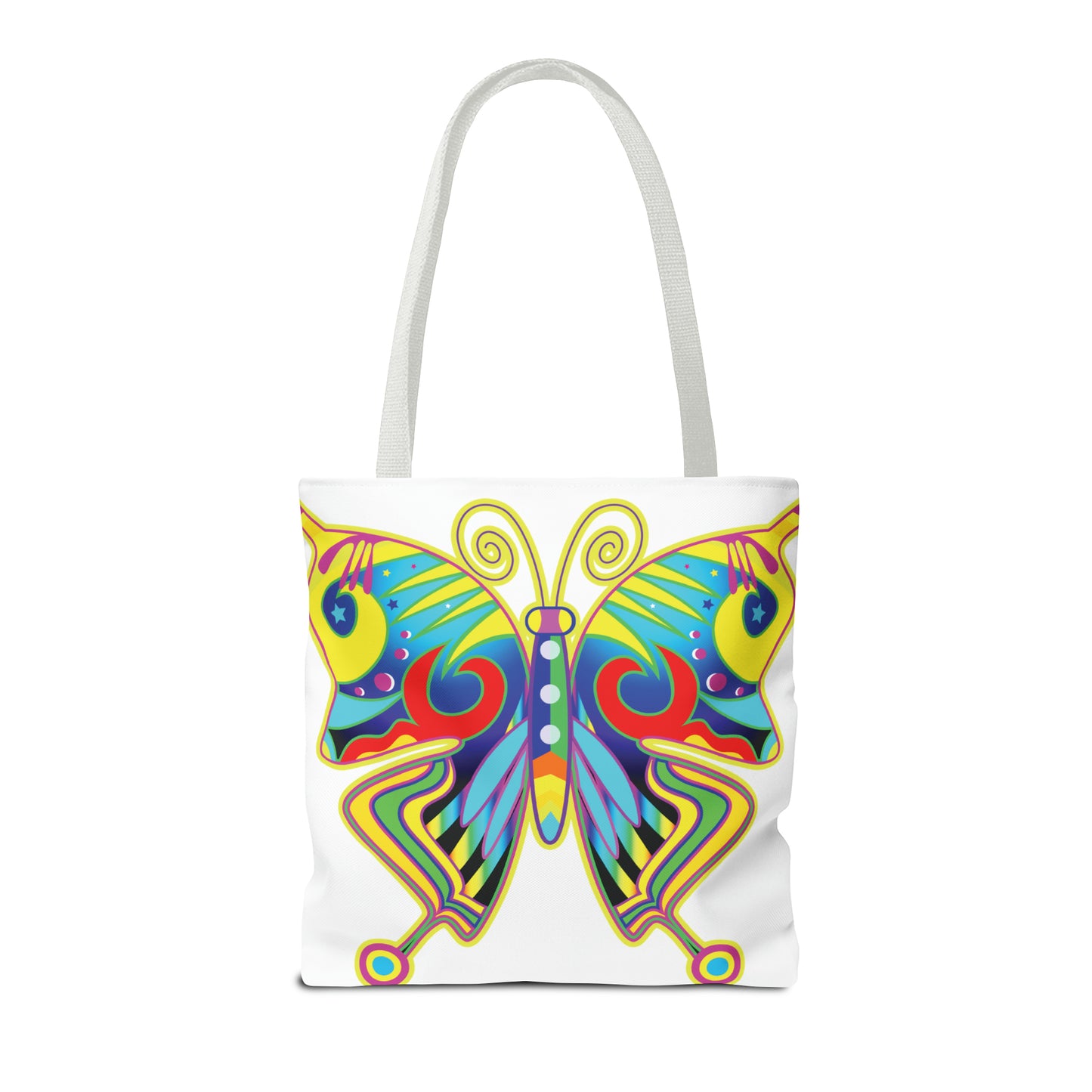 Canvas Bag with Butterfly Prints