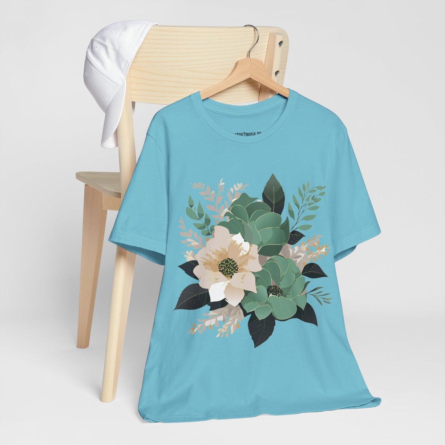 Flowers Shirt Floral Shirt Unisex Jersey Short Sleeve Tee From Flowers Collection Retro2Nova