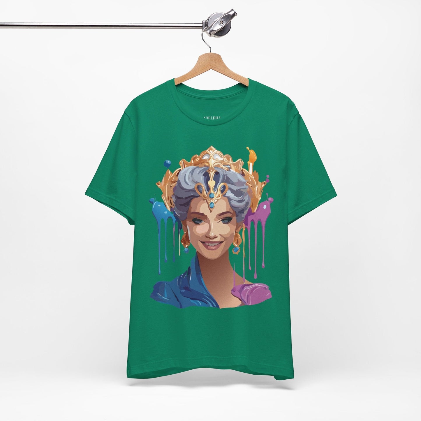 Queen Woman Portrait Graphic Unisex 100 Cotton Vintage Artwork Tee 18