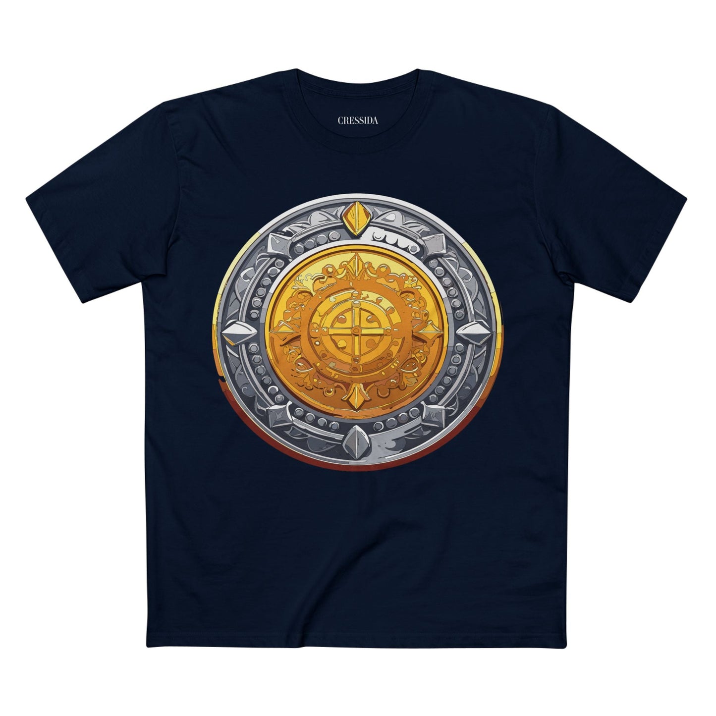 Antique Gold Coin Graphic Design T-Shirt Unisex 100 Cotton With Golden Print Artwork Tee 4
