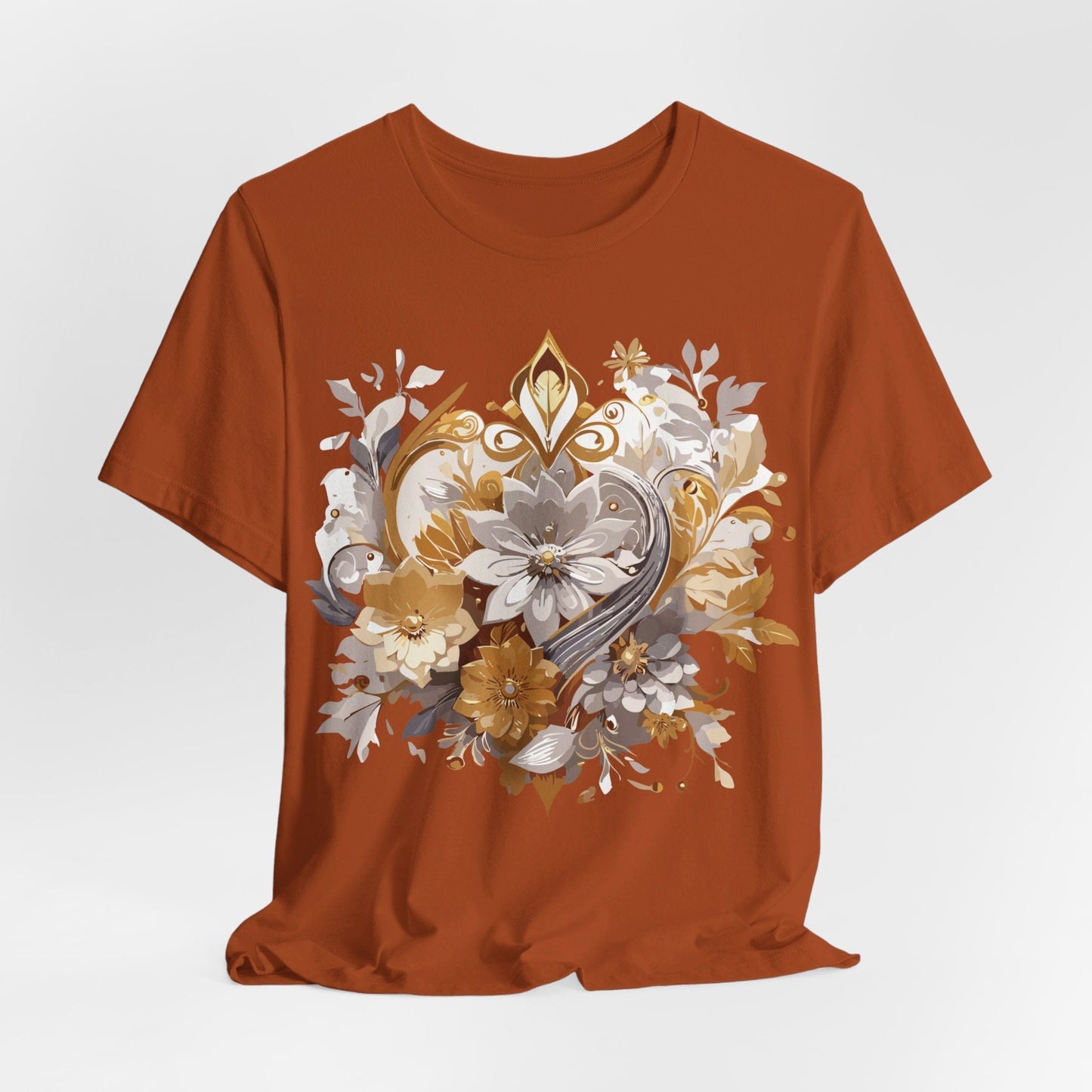 Jewelry Graphic Unisex 100 Cotton Vintage Treasure Art T-Shirt 7
