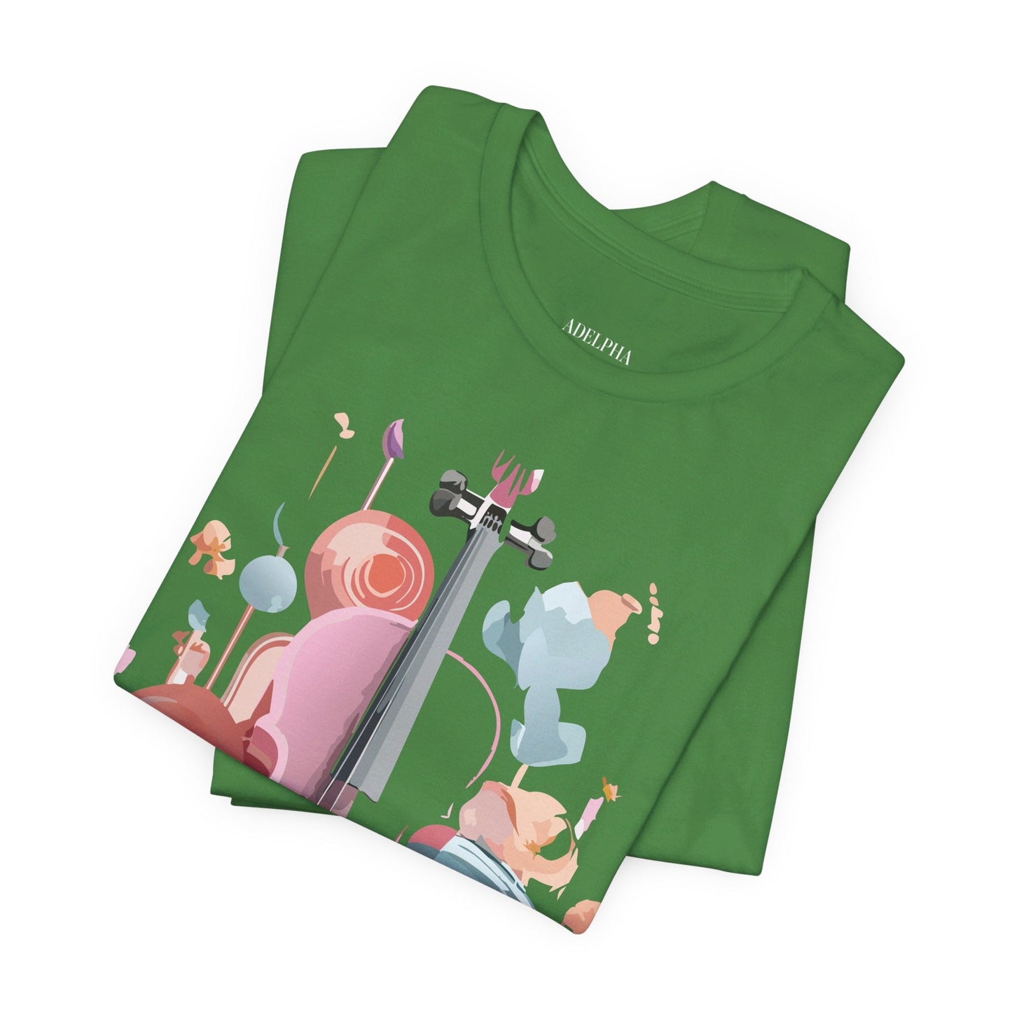 Adelpha Music Graphic T Shirt Unisex Short Sleeve Tee Vintage Inspired Artwork Edition