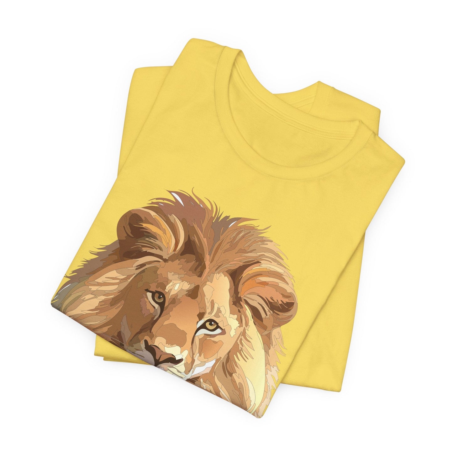 Unisex Animal Art Tee Shirt With Wild Animals Design Gildan 64000 Softstyle Cotton
