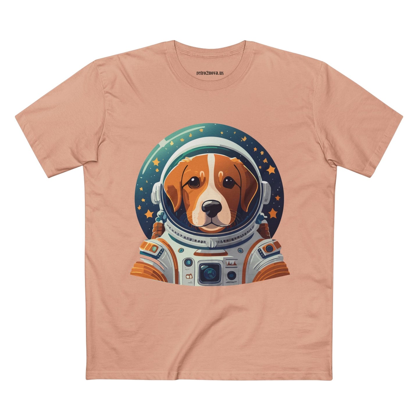 Unisex Premium Cotton Tee With Original Dog Art Shirt Design By Retro2Nova Discover Everyday Comfort And Style