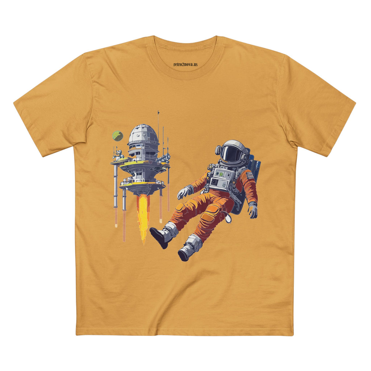 Cosmos Astronaut Graphic Tee Staple Unisex 100 Cotton Tee Shirt - CS-6
