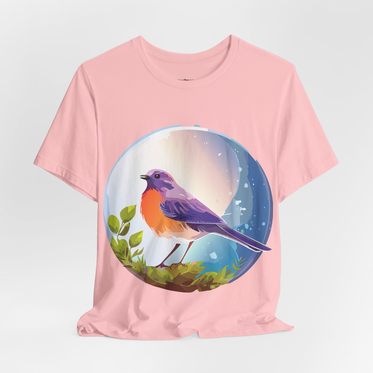 Unisex Animals And Bird Shirt Graphic Cotton T Shirt With Original Retro2Nova Art Premium Short Sleeve Tee