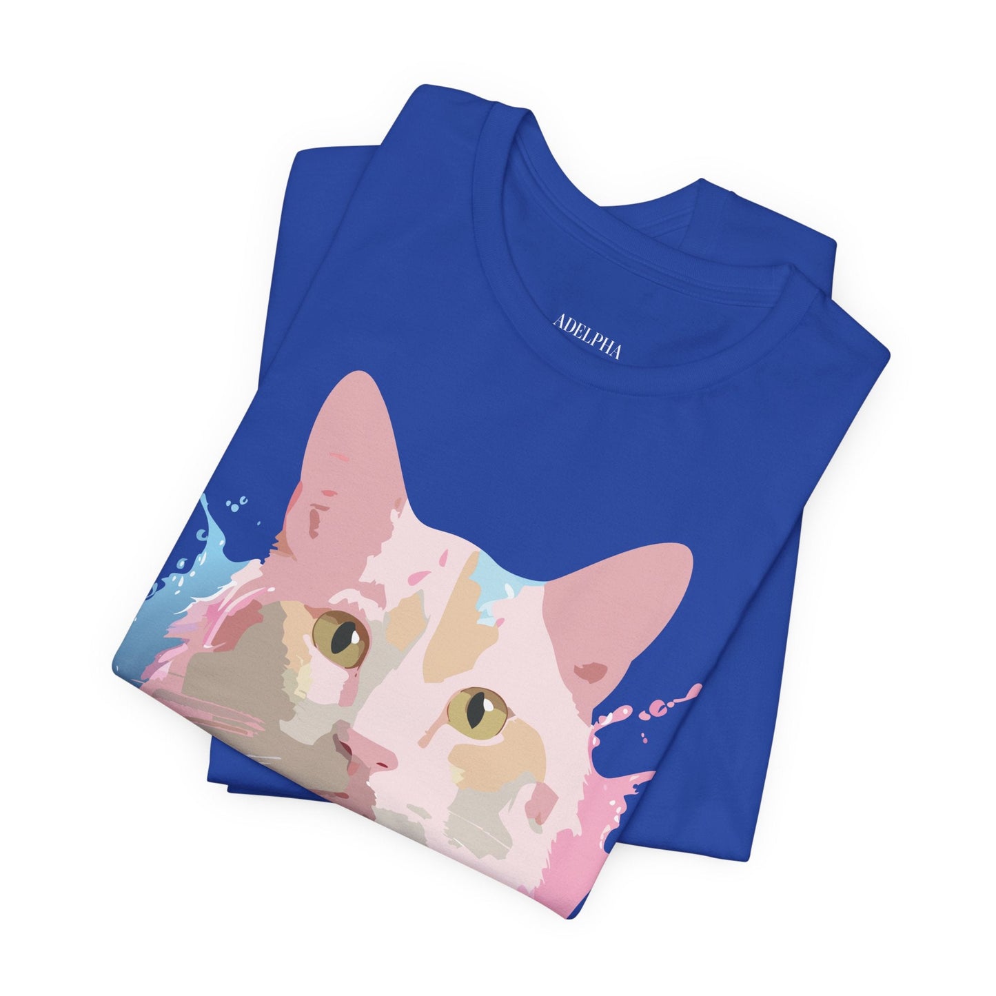 Cat Graphic Tee Unisex Shirt With Vintage Artwork From Adelpha