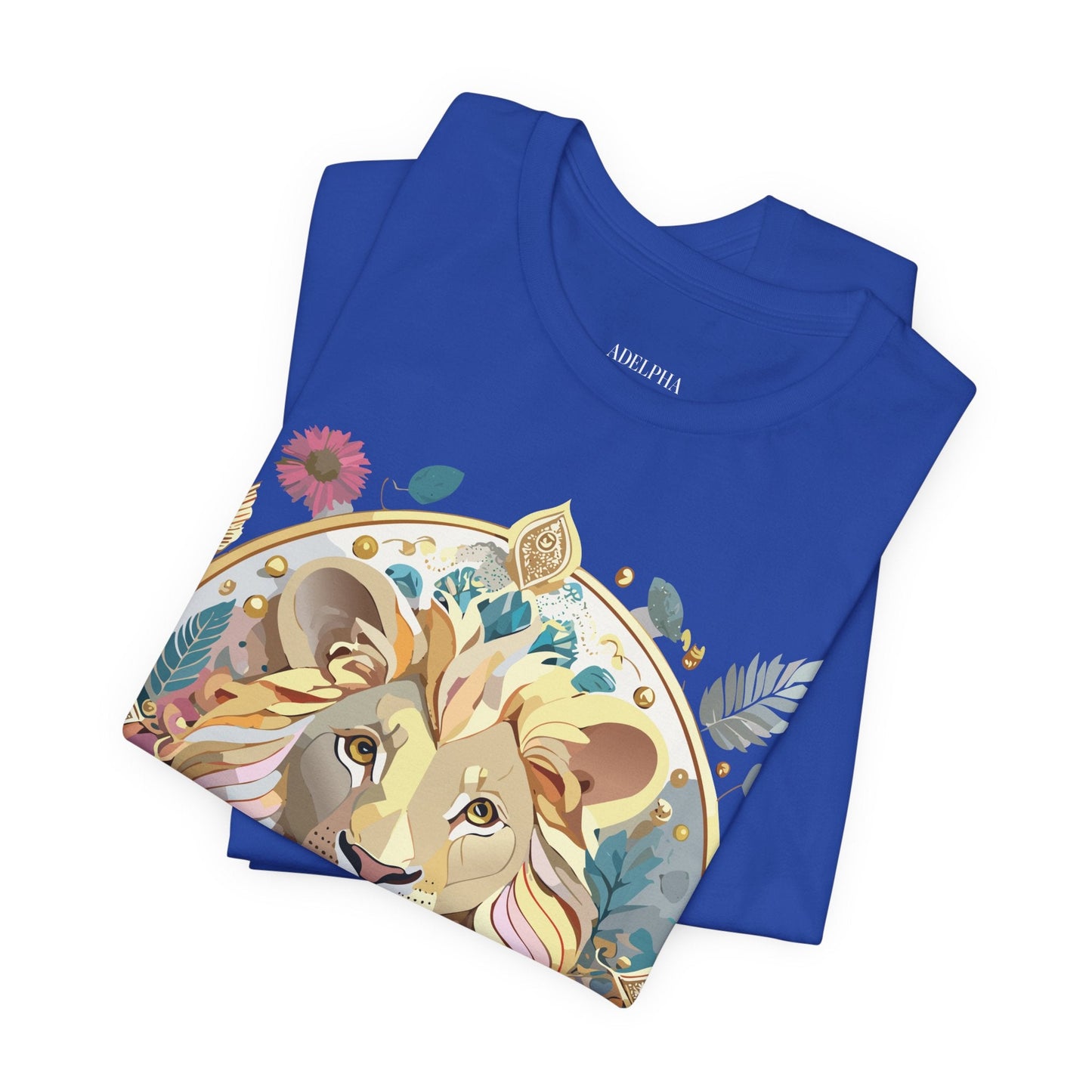 Adelpha Medallion Graphic Tee Unisex Short Sleeve Vintage Inspired Art Design Shirt