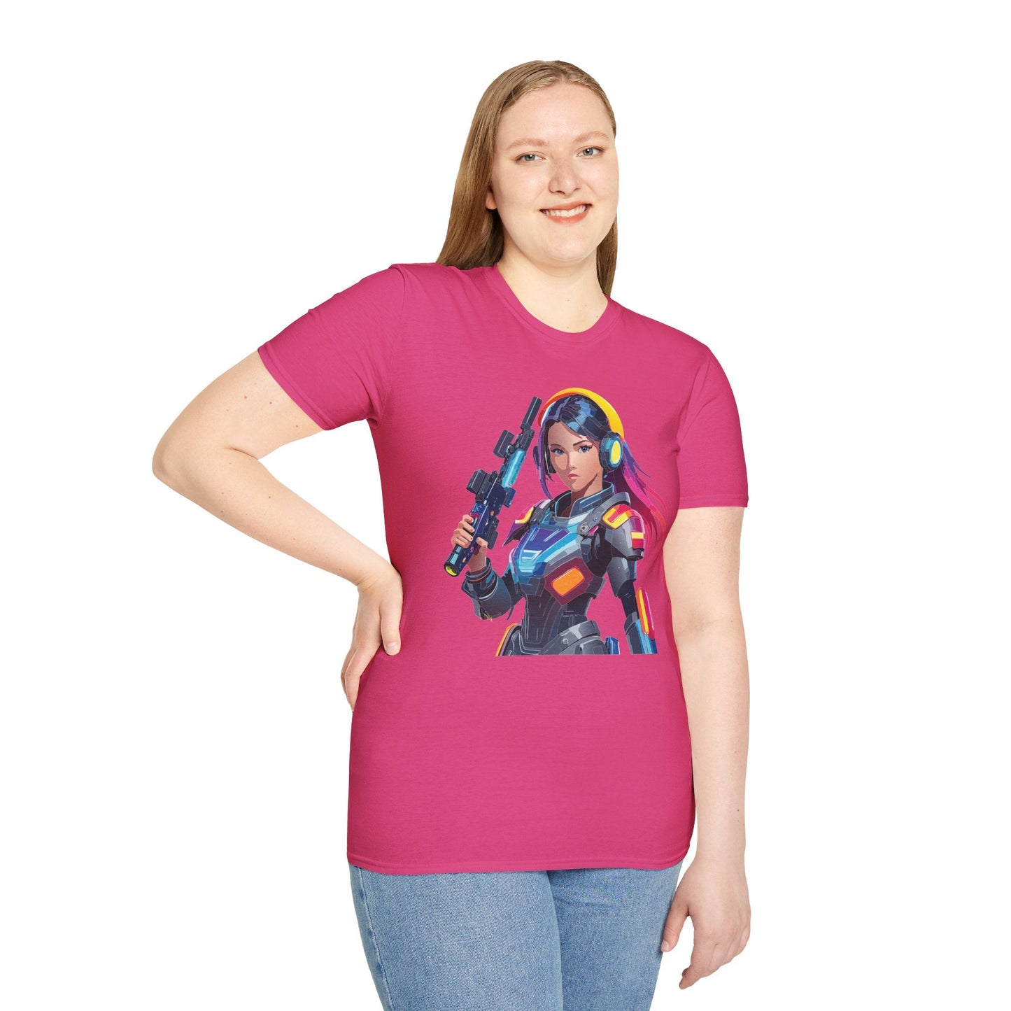 Robocop Graphic Unisex Cotton With Cyber Man Artwork Tee 9