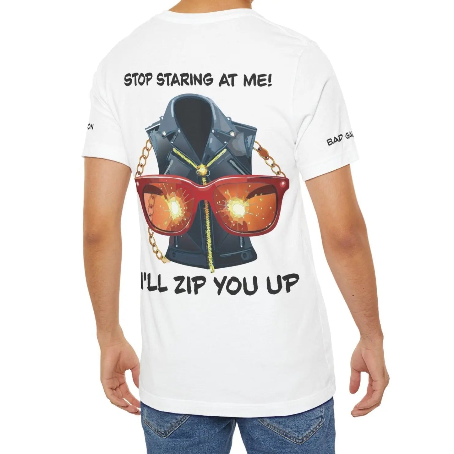 Bad Galaxy Animal T Shirt Made To Order 100 Percent Cotton Tee With Eco Friendly Inks Designed In US