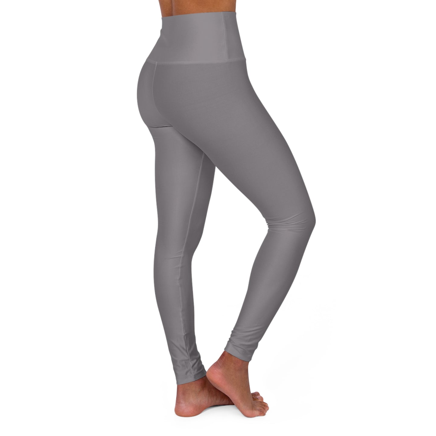Rosy Granite Color High-Waist Yoga Leggings Women's Seamless Poly-Span Stretchy Pants XS-2XL