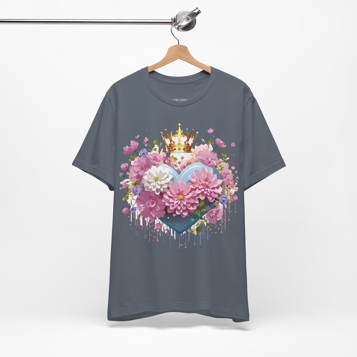 Valentine Graphic T Shirt Unisex Adelpha Vintage Inspired Artwork Tee Premium Short Sleeve