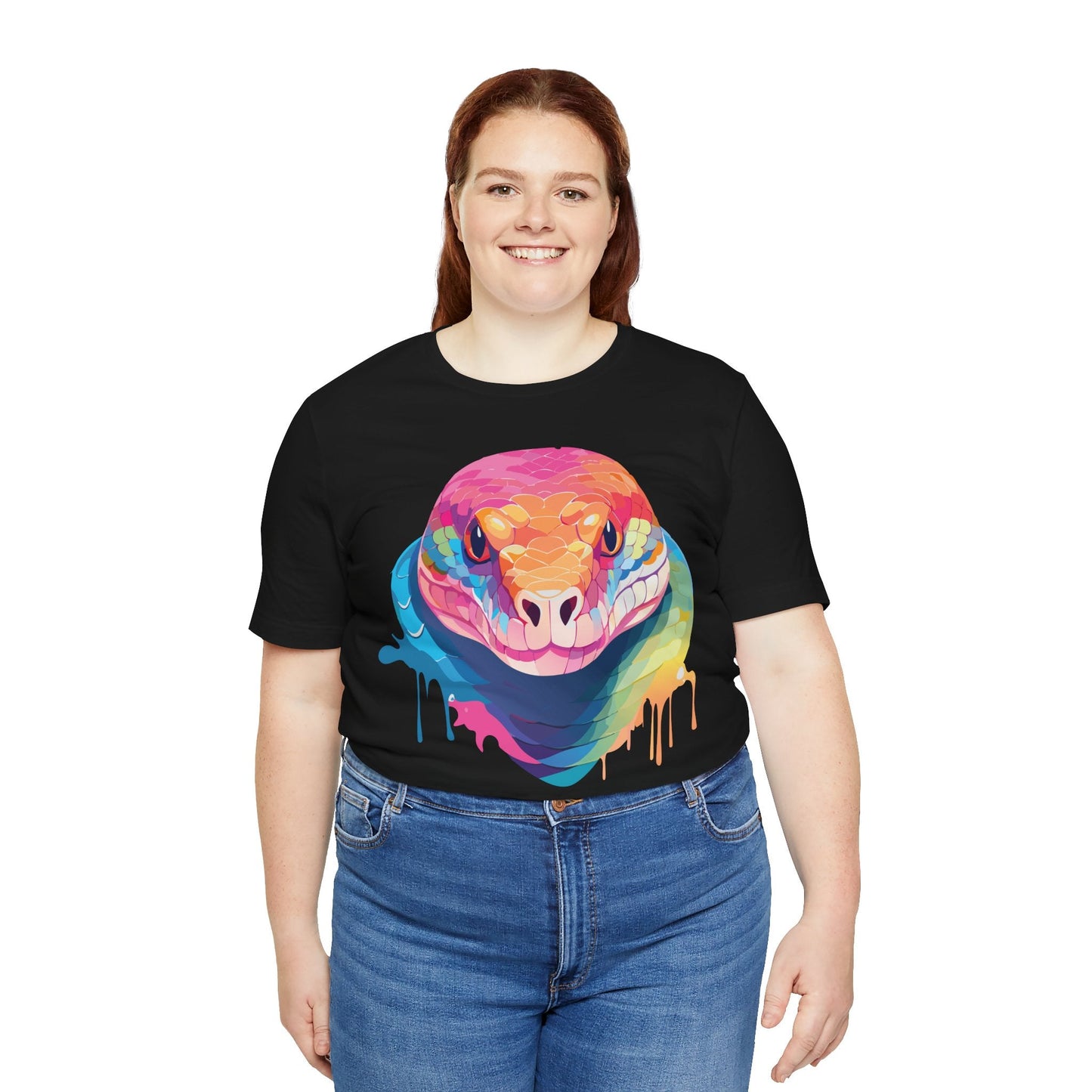 Unisex Animal Shirt With Art Design Wild Animals Graphic Print Casual Short Sleeve Tee
