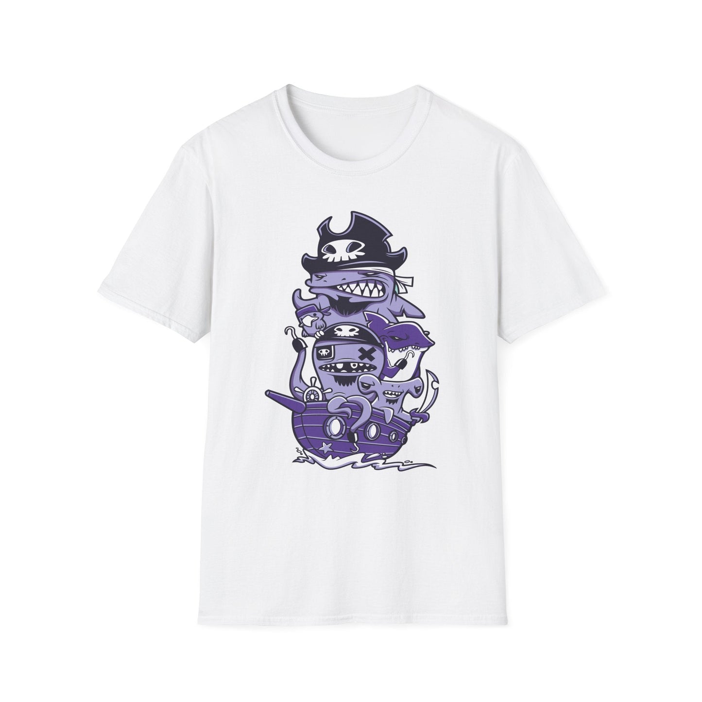 Cartoon T Shirt Animation Tee Unisex Softstyle 64000 100 Percent Ring Spun Cotton Funny Graphic Tee