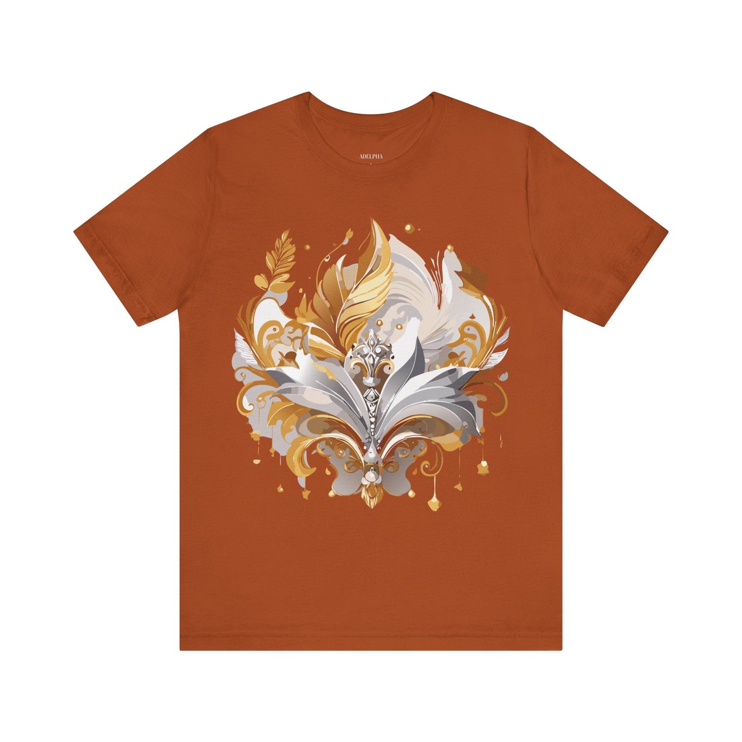 Adelpha Premium Graphic Tee Unisex Short Sleeve Jersey Shirt With Vintage Inspired Artwork