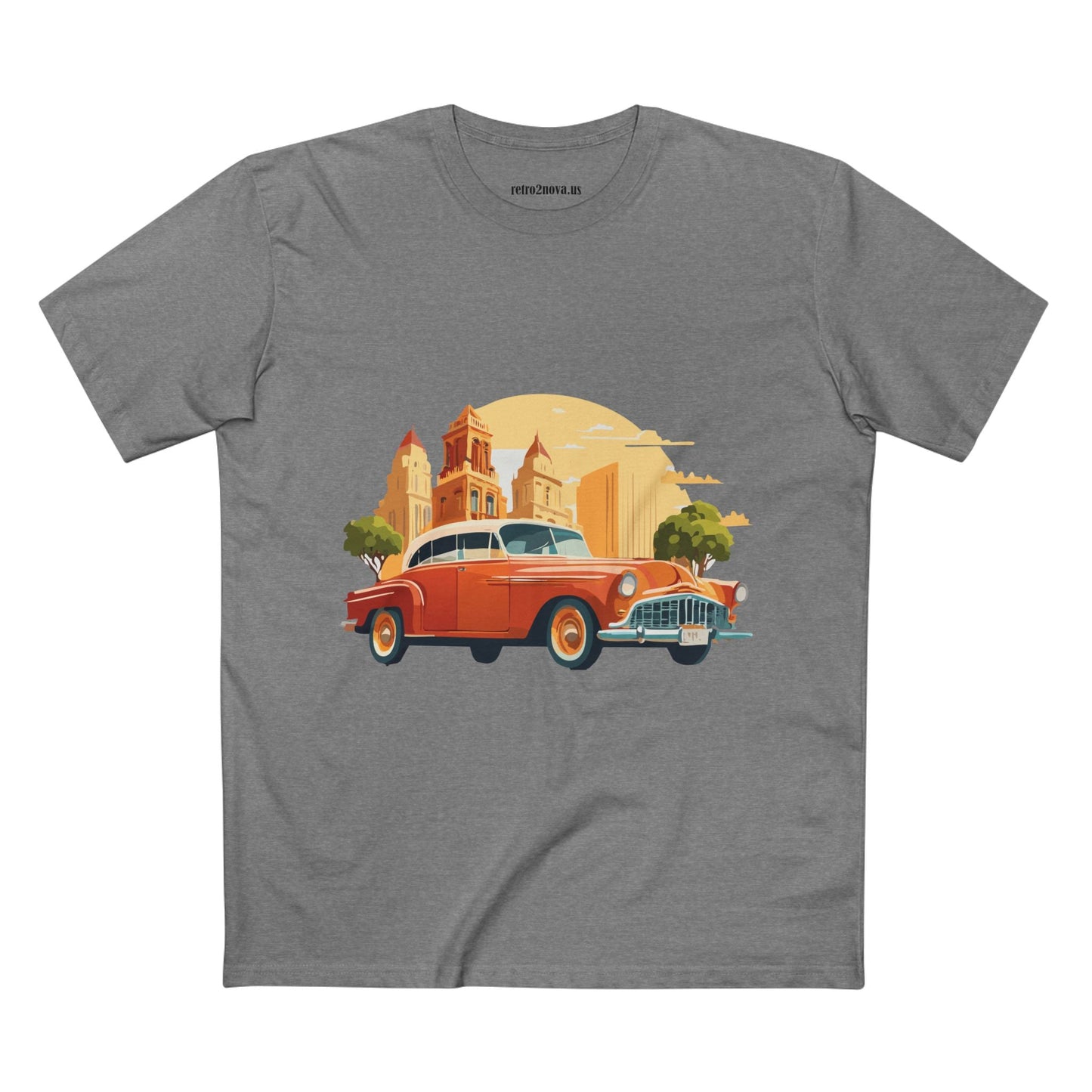 Retro Car Shirts Vintage Car Shirts RC21 Unisex Premium Cotton Tee With Original Art