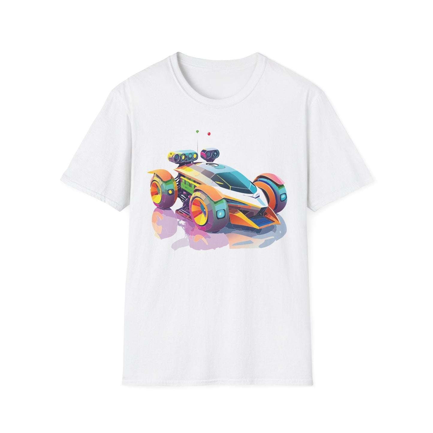 Car T Shirt Unisex Softstyle Tee With Cars Art Design Hot Wheels Edition Premium Cotton