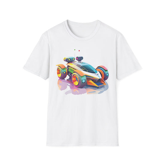 Car T Shirt Unisex Softstyle Tee With Cars Art Design Hot Wheels Edition Premium Cotton