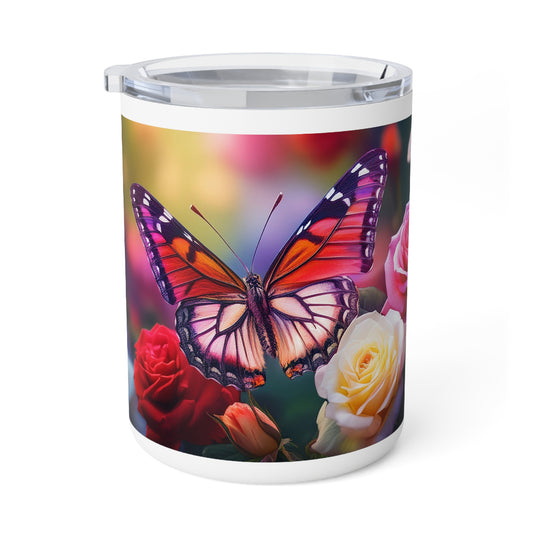 25 Art Design Insulated Coffee Mug Clear Lid 10oz Insulated Coffee Mug 10oz