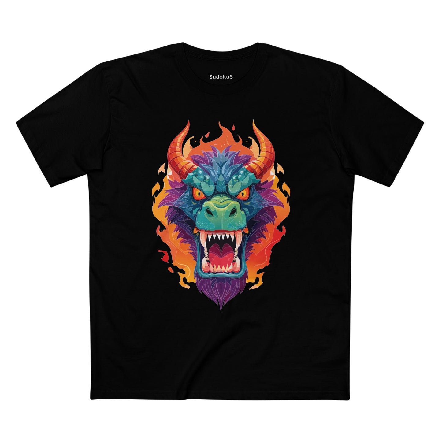 Cartoon Monsters Graphic Unisex 100 Cotton Staple Tee 13