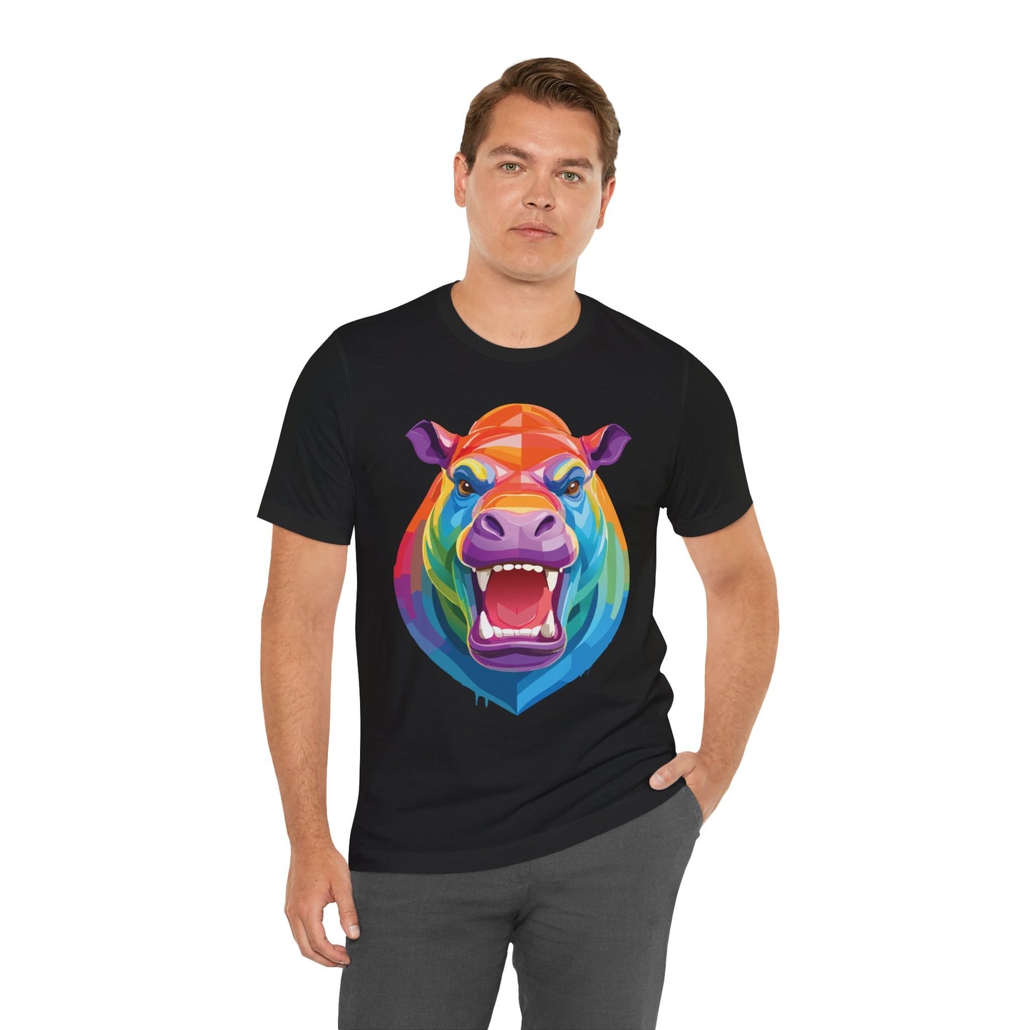 Unisex Animal Shirt with Animals Graphic Tee Art Design Wild Animals Shirt Tee for Everyone