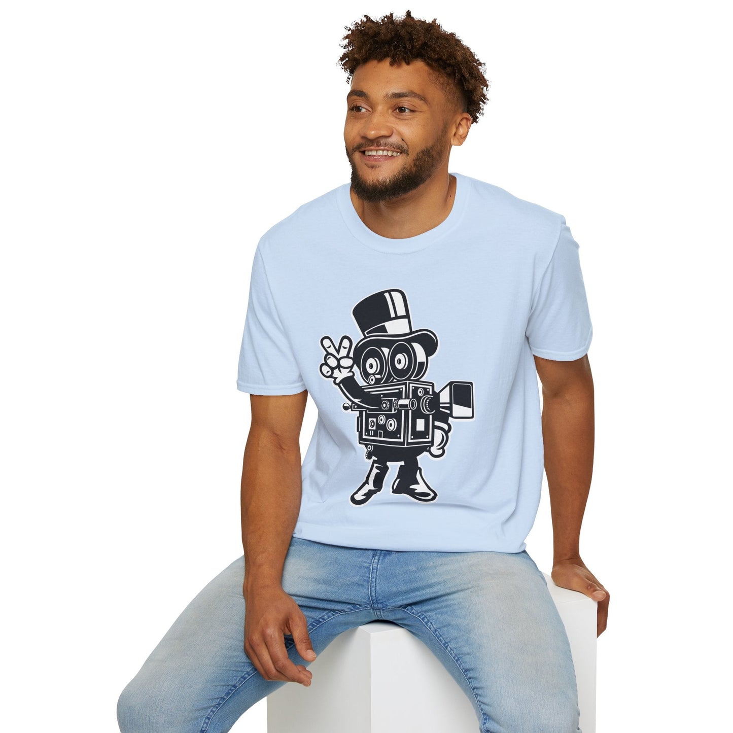 Cartoon T Shirt Animation T Shirt Funny Tee Unisex Gildan Softstyle 64000 Comfort Fit All Day