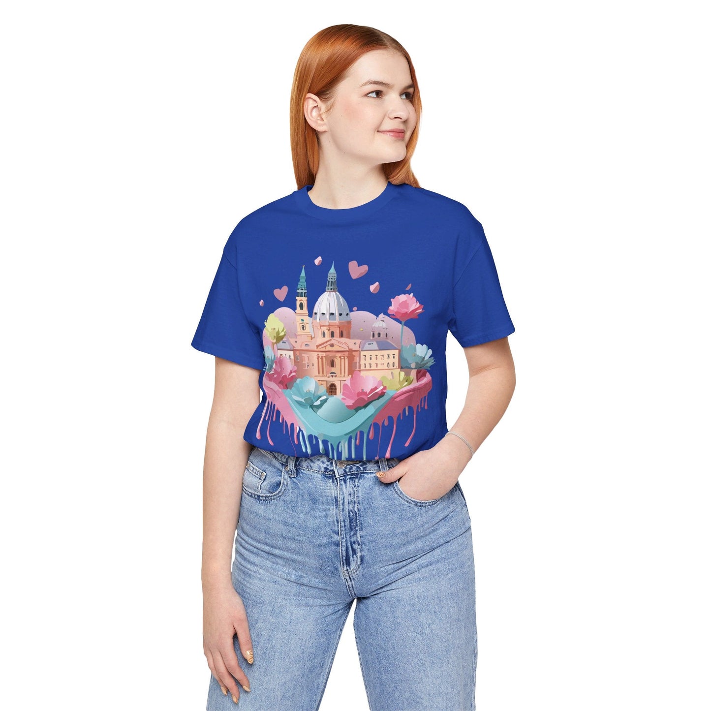 Prague Tourist Graphic Tee By Adelpha Unisex Vintage Inspired Art Shirt Original Artwork