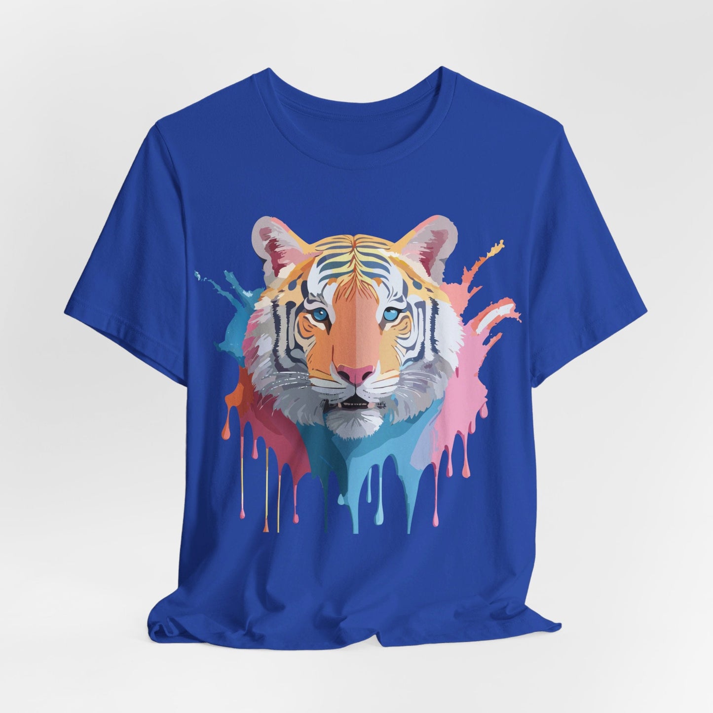 Tiger Graphic Tee By Adelpha Unisex Short Sleeve Vintage Inspired Art Shirt Premium Quality