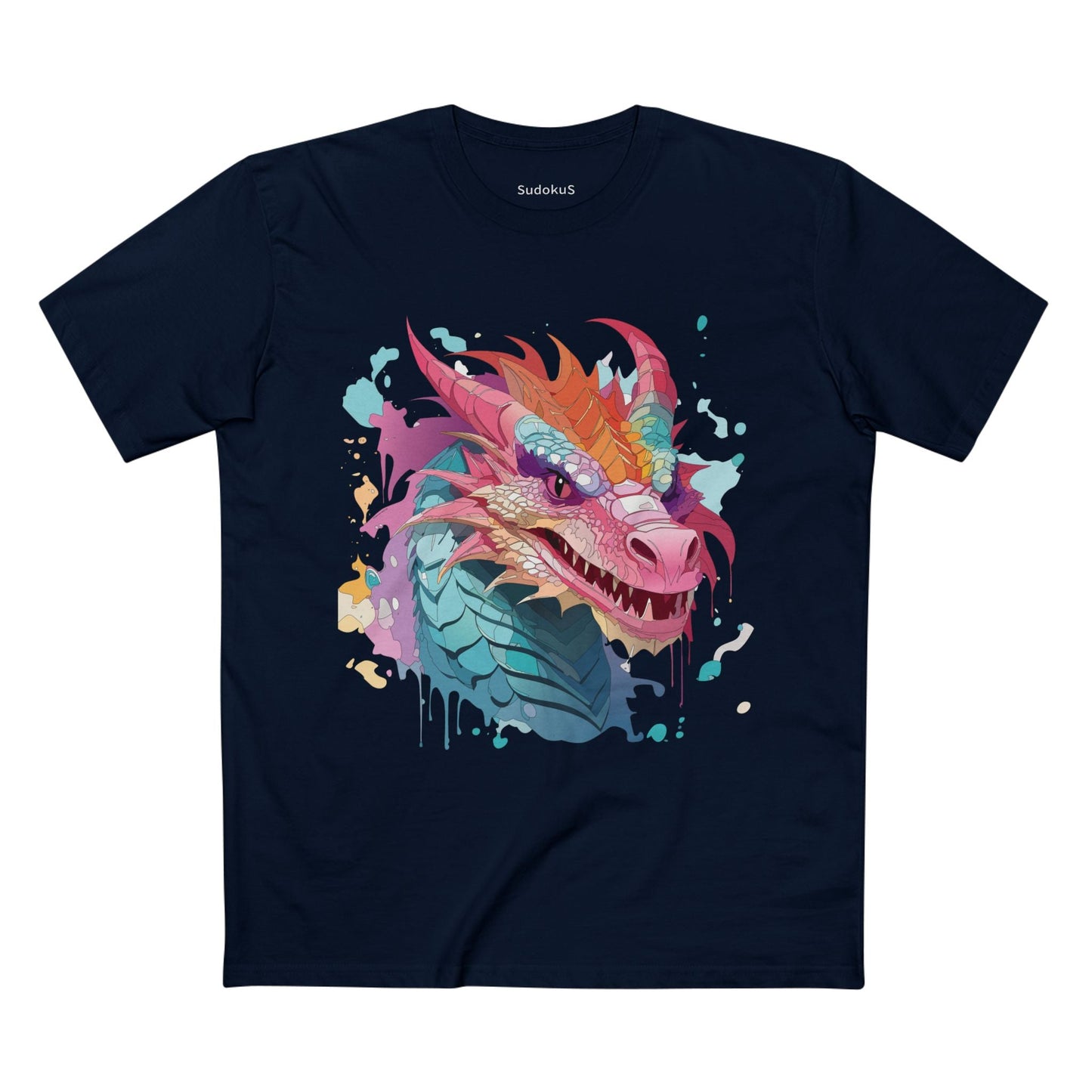 Dragon Graphic Unisex 100 Cotton Staple Tee 4