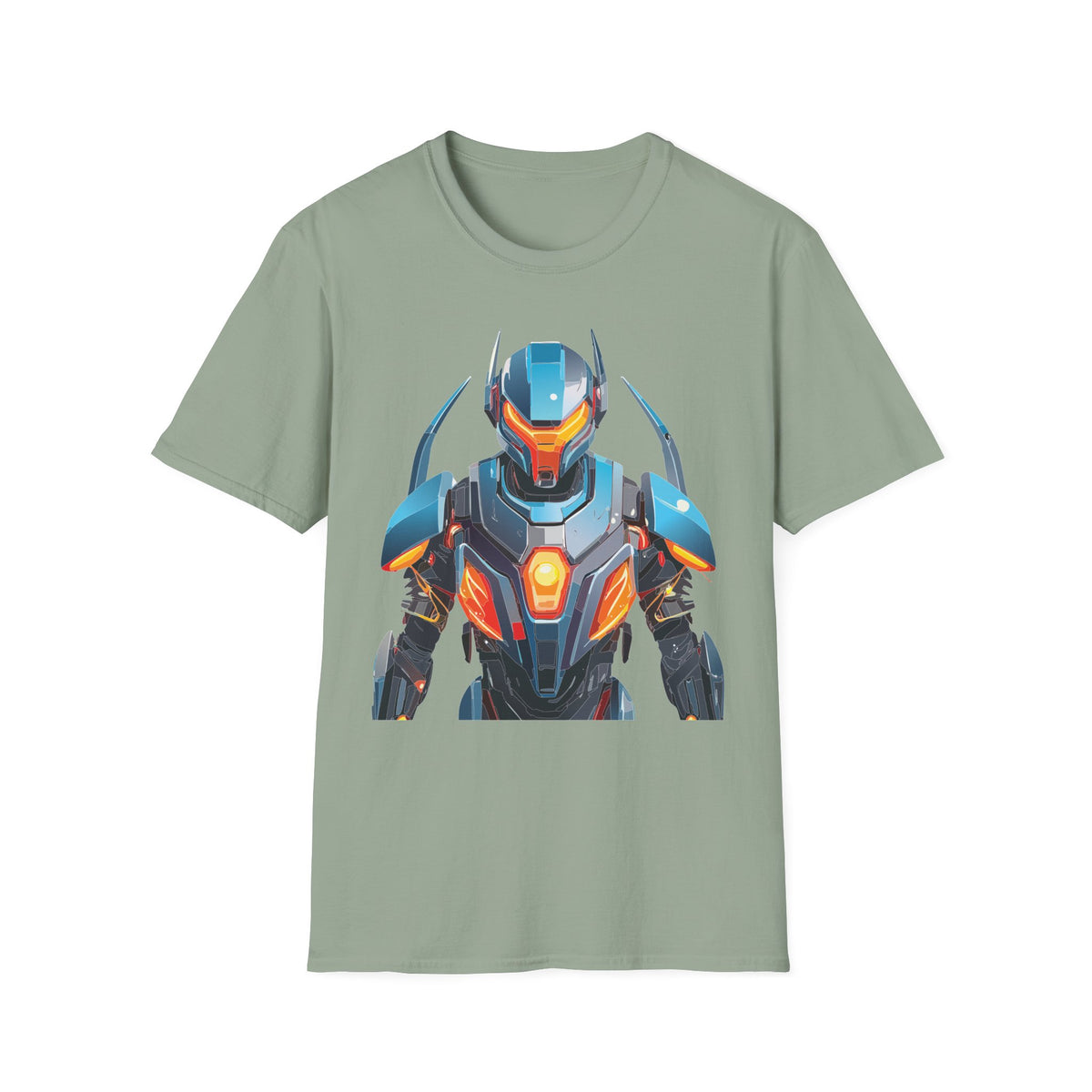 Cortoon Cyborg  Robot Terminator Graphic Tee Gildan Unisex 100 Cotton Tee Shirt h08
