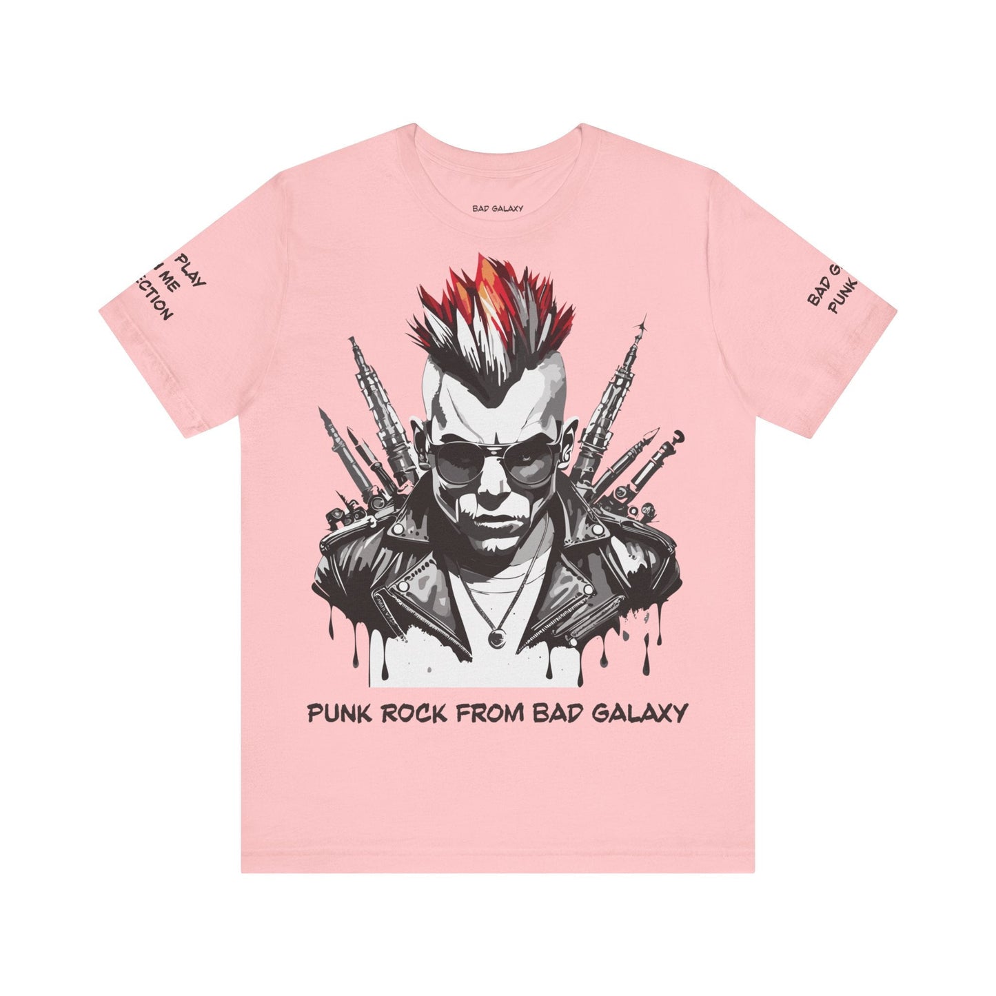 Punk Rock Tee Shirt Made To Order 100 Percent Cotton Lightweight Printed In USA Free Shipping