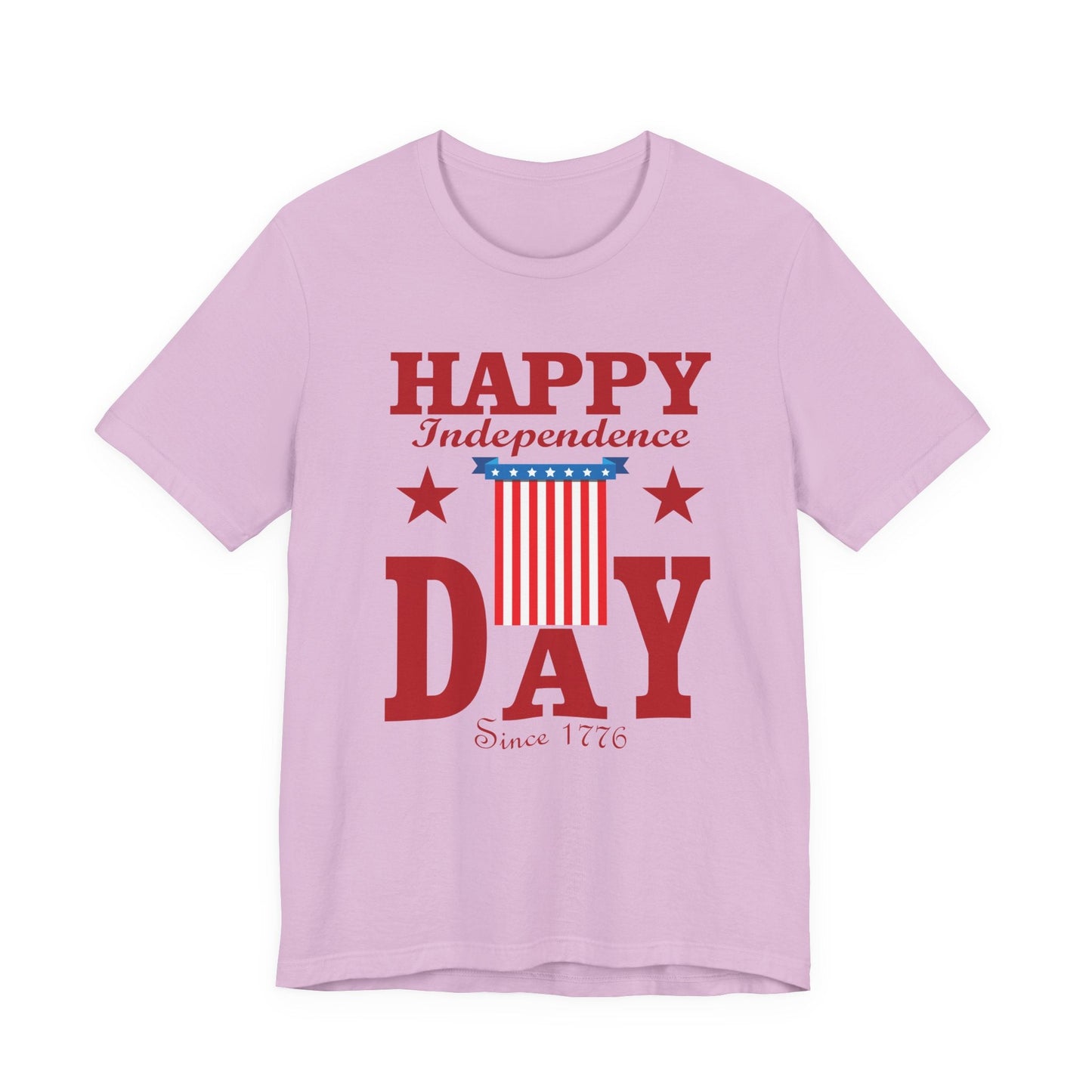 Happy Independence Day Graphic Unisex Cotton T-Shirt 018