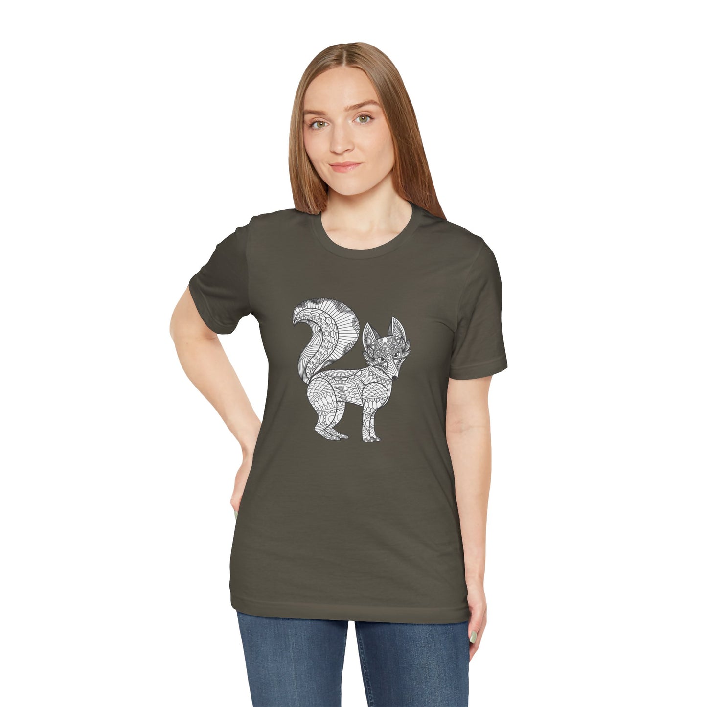 Unisex Tee Shirt with animals Print