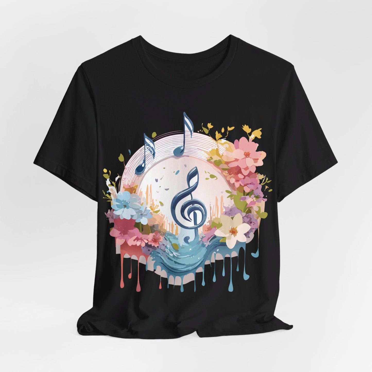 Adelpha Graphic Music T Shirt Unisex Jersey Short Sleeve Tee With Vintage Artwork