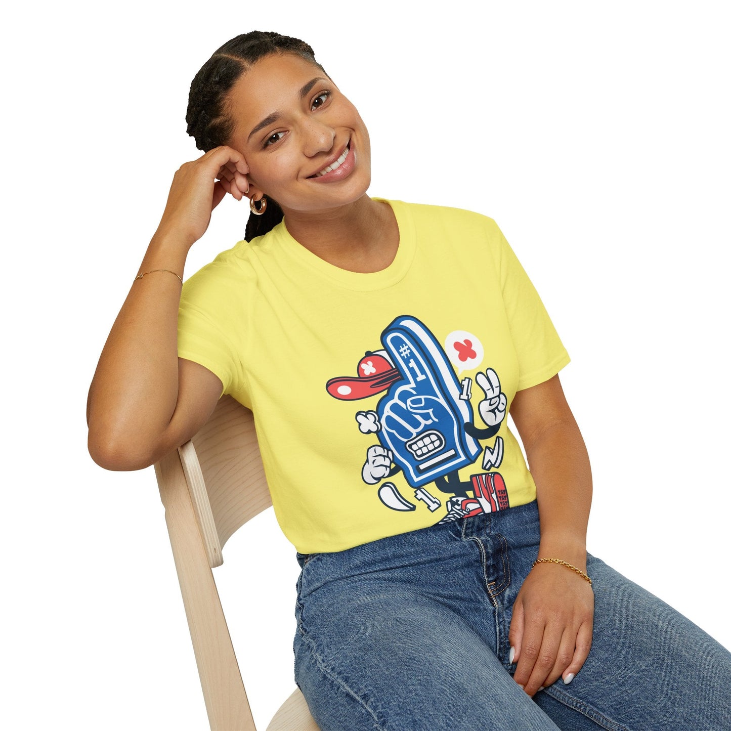 Cartoon T Shirt Animation Tee Unisex Funny Tee Gildan Softstyle 64000 100 Percent Ring Spun Cotton