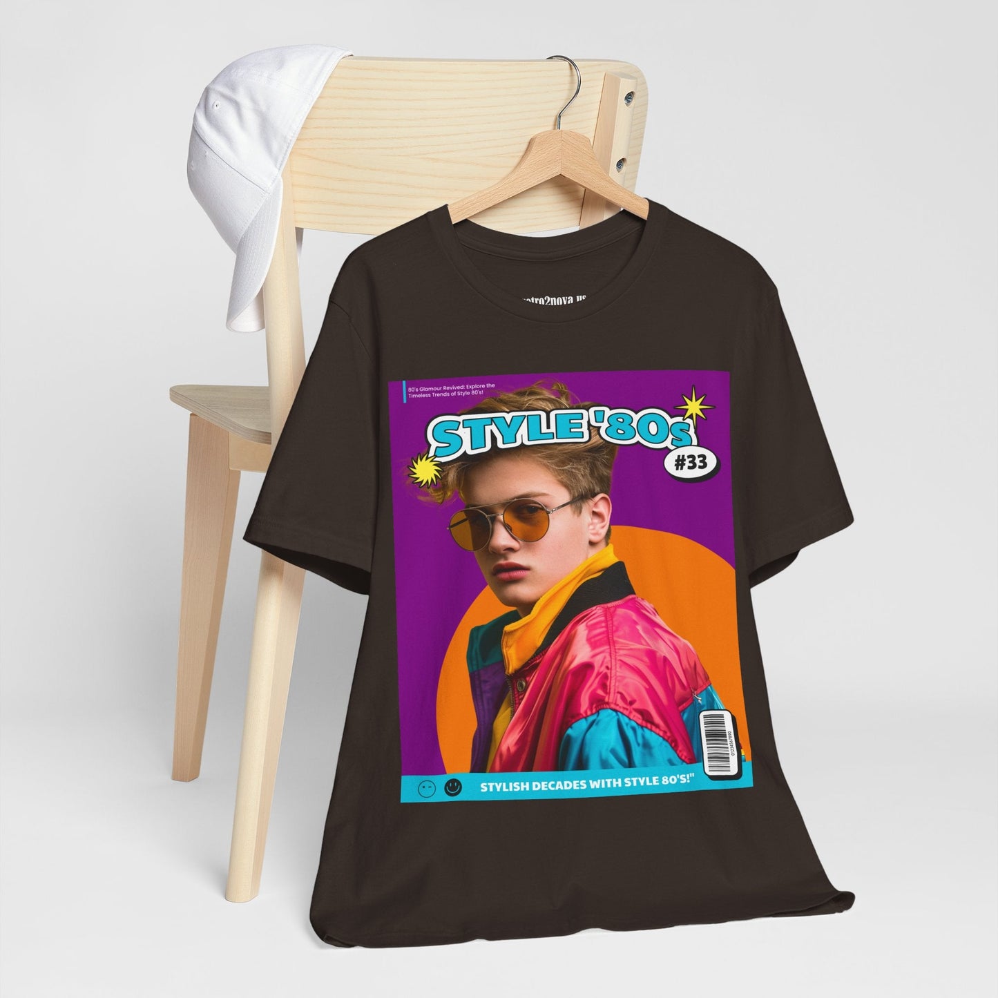 Magazine Cover Shirt Unisex Jersey Tee Bold Vibrant Graphic Tee For Standout Style