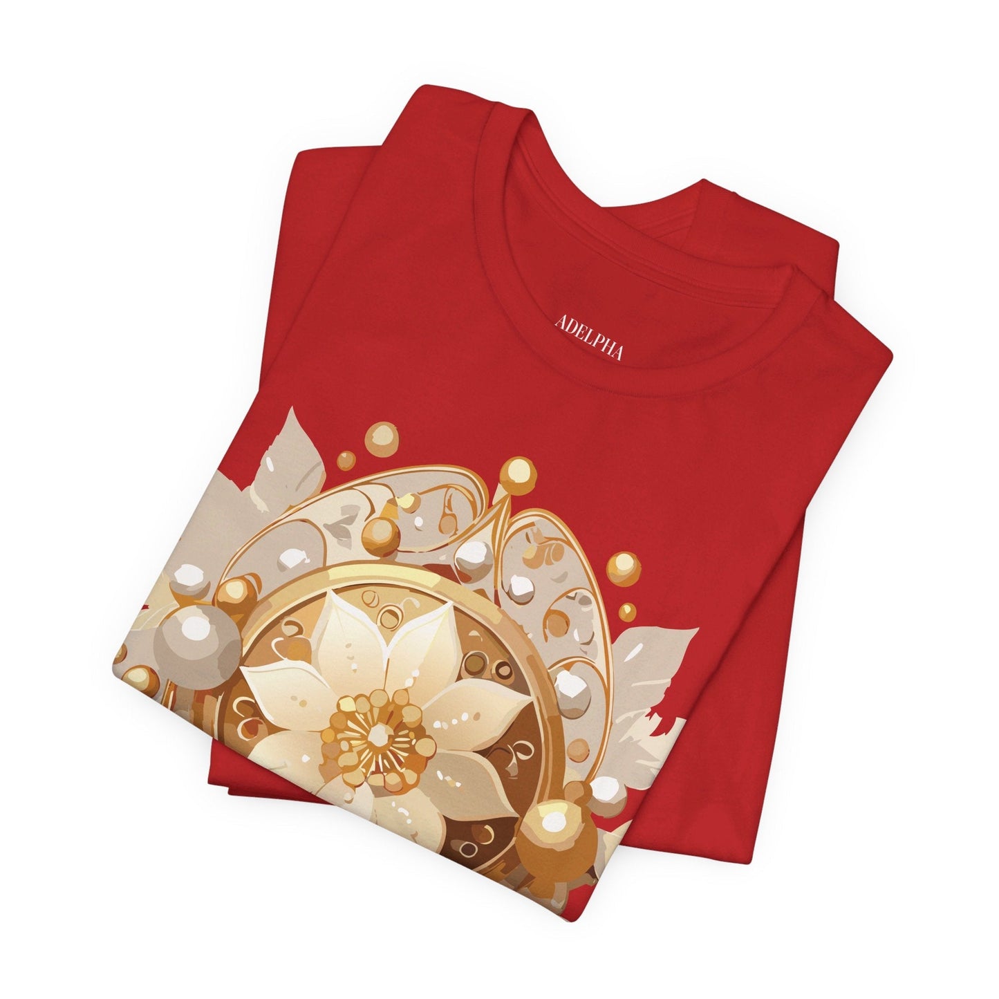 Jewelry Graphic Unisex 100 Cotton Vintage Treasure Art T-Shirt 47