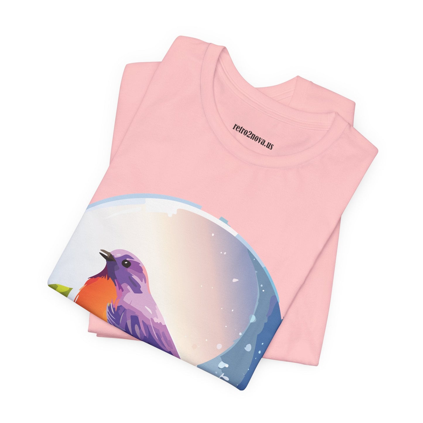 Unisex Animals And Bird Shirt Graphic Cotton T Shirt With Original Retro2Nova Art Premium Short Sleeve Tee