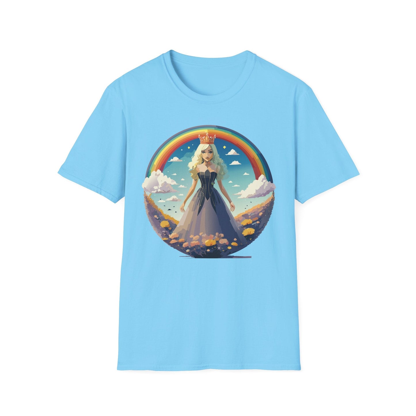 Womens Graphic T Shirt Art Design Tee 100 Percent Cotton Short Sleeve Softstyle Unisex