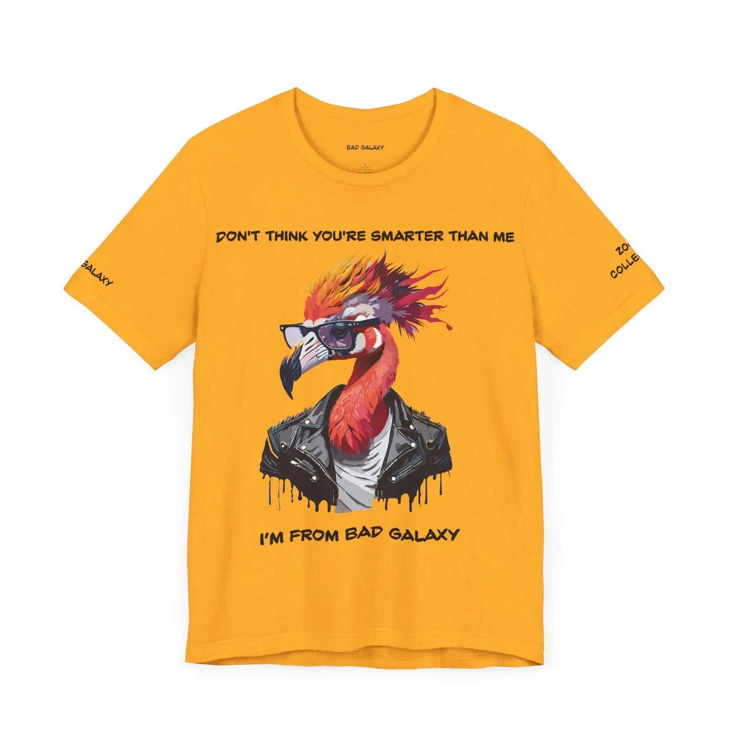 Animal T Shirt Made To Order In USA From Bad Galaxy With Eco Friendly Inks And 100 Percent Cotton