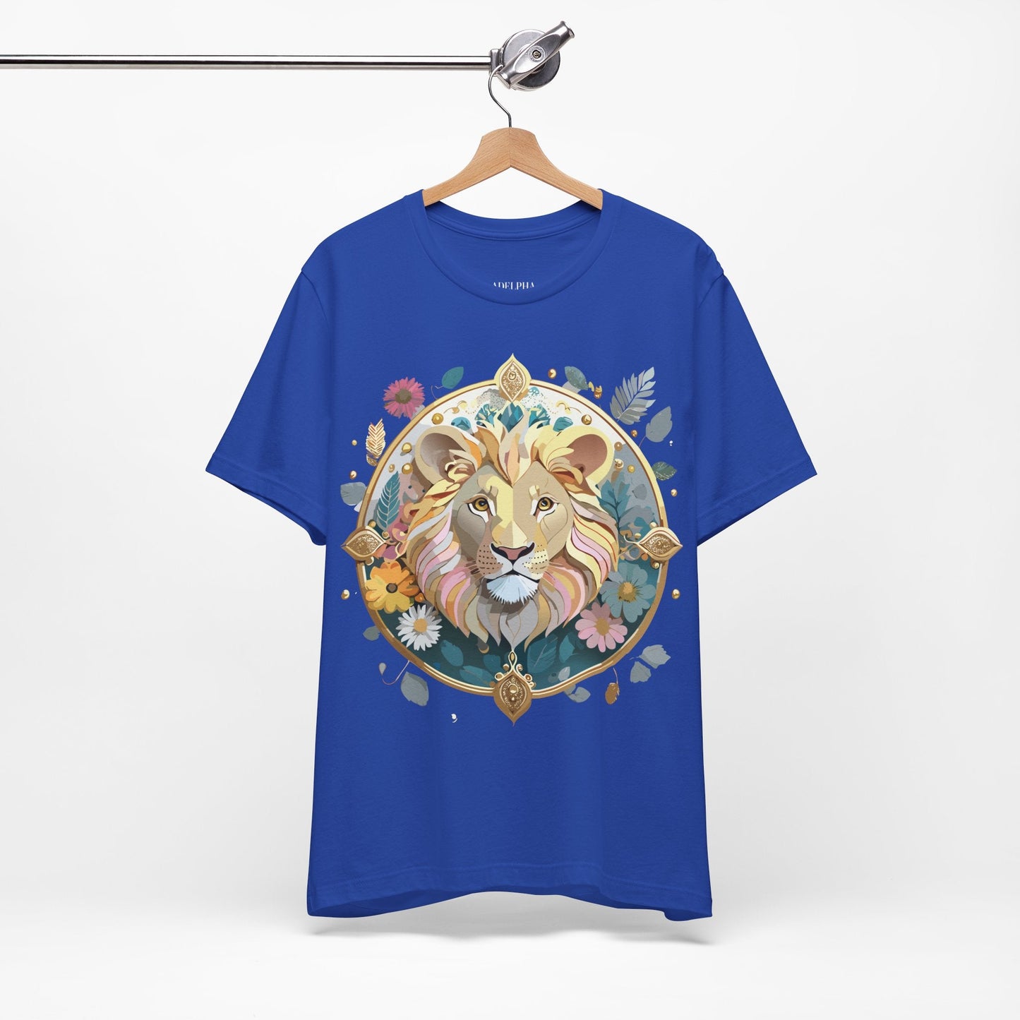 Adelpha Medallion Graphic Tee Unisex Short Sleeve Vintage Inspired Art Design Shirt