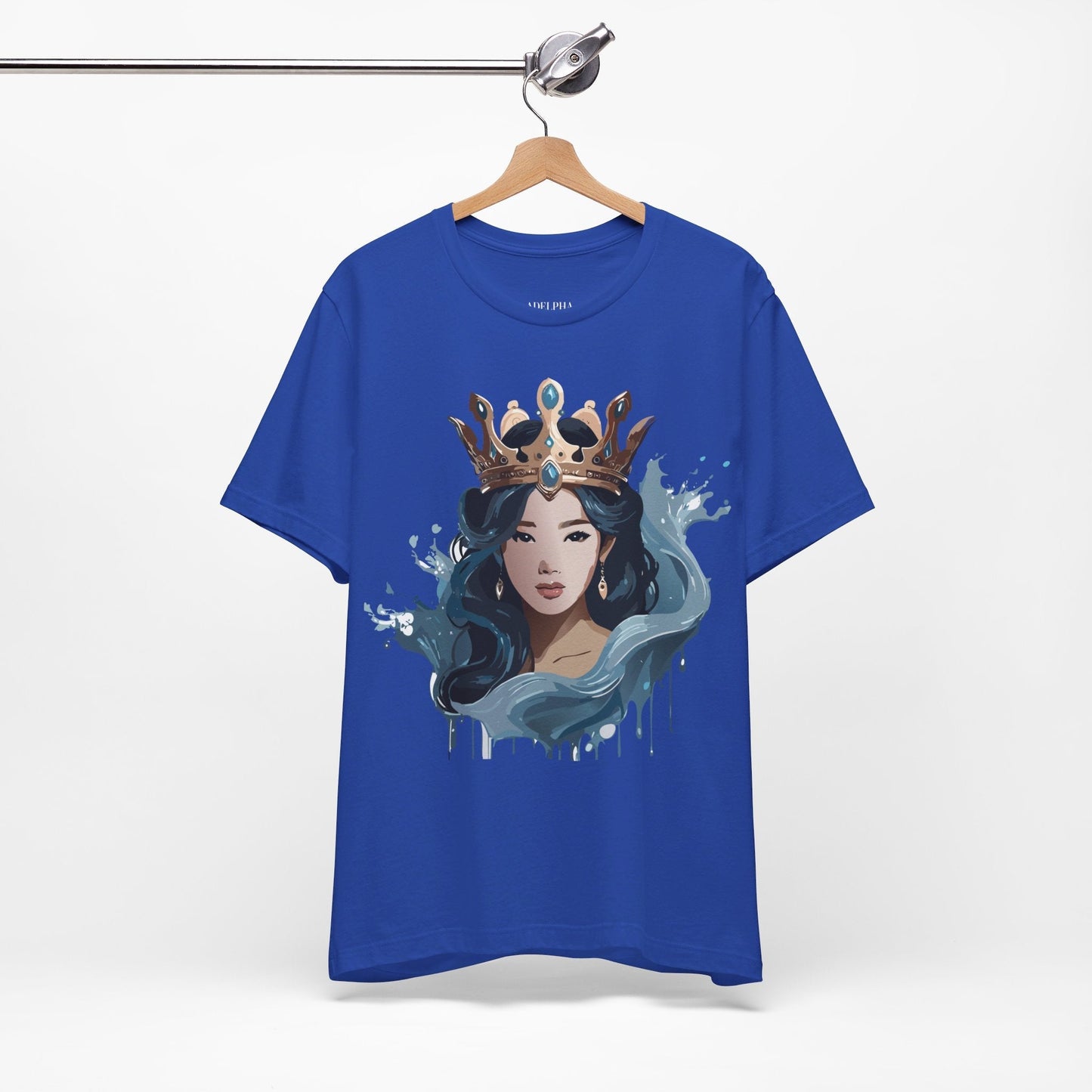 Queen Graphic Tee Unisex Vintage Inspired Art Design Shirt By Adelpha Jersey Short Sleeve