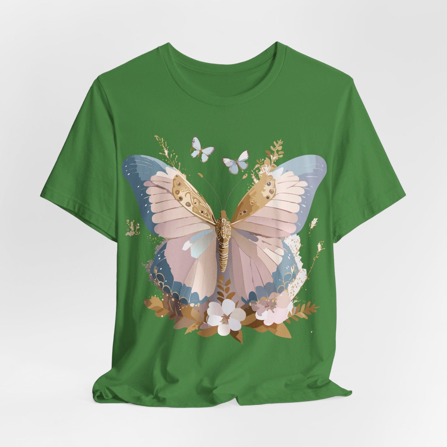 Butterfly Graphic Tee Unisex Short Sleeve Art Design By Adelpha