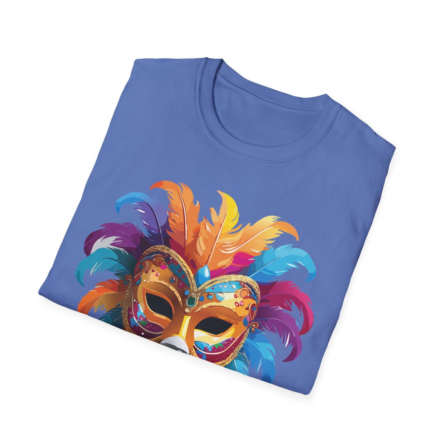 Mask Graphic Unisex Cotton Masquerade Design Artwork Tee 28